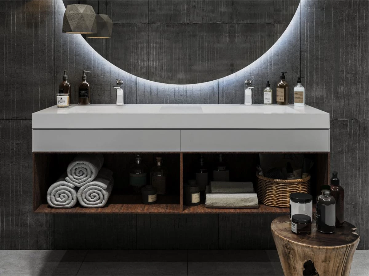 умивальник накладний