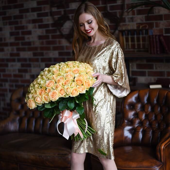 Букет 101 роза