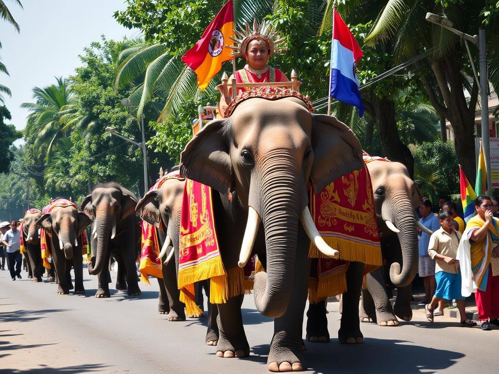 elephant parade парад слонов